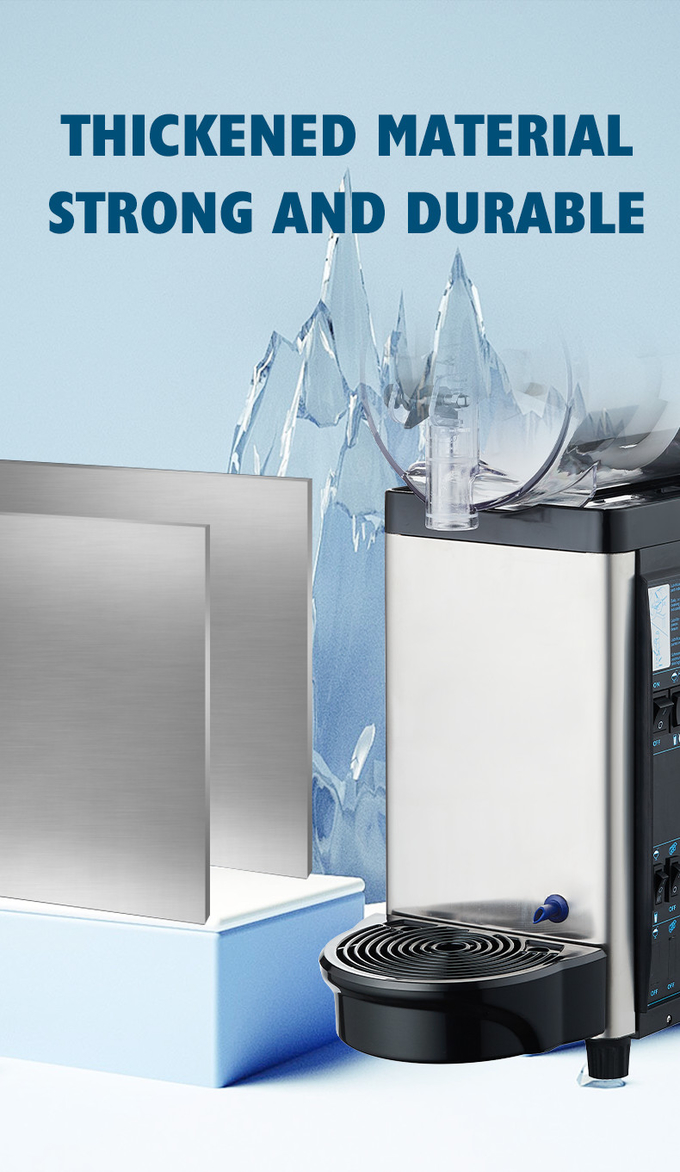 12-litrowa komercyjna maszyna do produkcji mrożonych napojów Ice Slushie Making Machine 2