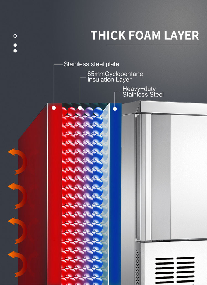 100-200l Blast Freezer Chiller Komercyjny 5 10 15 tac Małe szybkie zamrażanie 4
